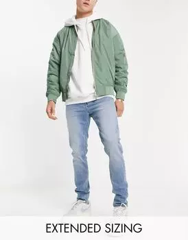 ASOS DESIGN – голубые винтажные джинсы скинни