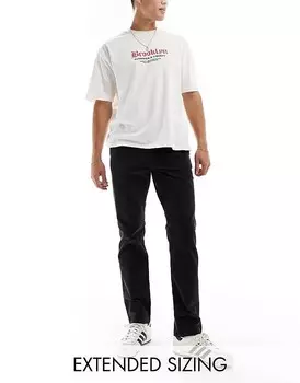 ASOS DESIGN – узкие вельветовые брюки темно-синего цвета