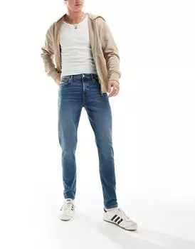 ASOS DESIGN – винтажные синие джинсы скинни