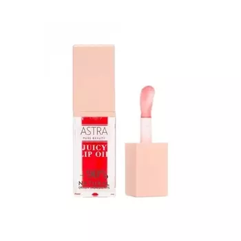 Astra Pure Beauty Juicy Lip Oil Увлажняющее масло для губ 5 мл 02 Красный оазис