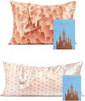 Атласная наволочка Disney x Kitsch стандартная