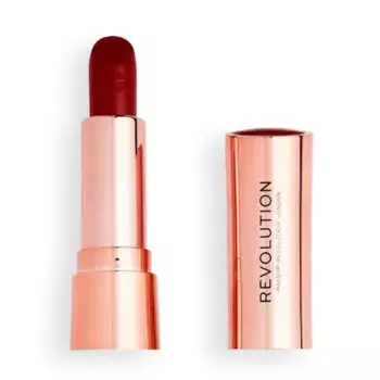 Атласная помада Satin Kiss Lipstick Revolution, цвет ruby