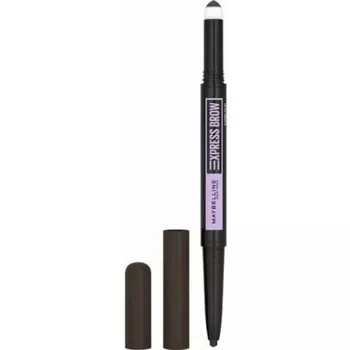 Атласная пудра для бровей черно-коричневого цвета, Maybelline New York