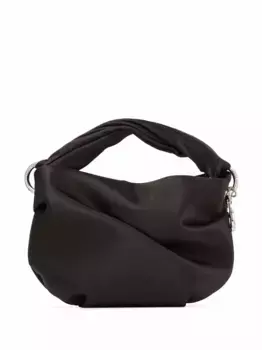 Атласная сумка-тоут Bonny JIMMY CHOO, черный