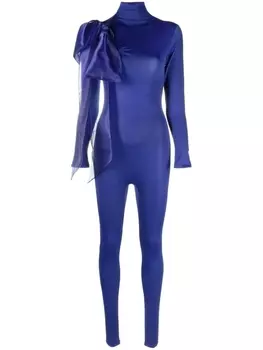 Atu Body Couture комбинезон с бантом, синий