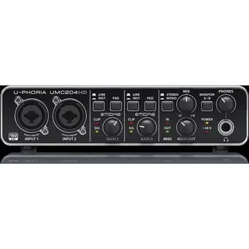 Аудиоинтерфейс Behringer UMC-204HD