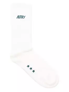 Autry носки с принтом, белый