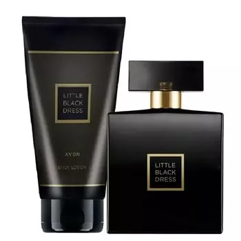 Avon Little Black Dress Set For Her [Духи 50 мл + Лосьон для тела]