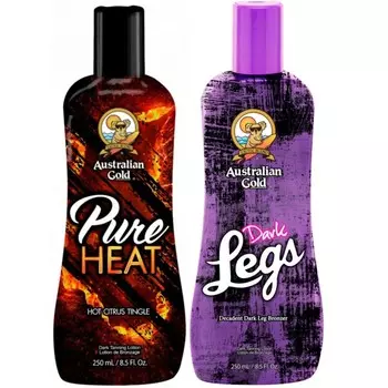 Австралийское золото Pure Heat Tingle Effect + Dark Legs для ног Australian Gold