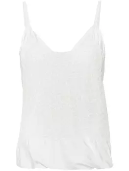 Ажурная майка Jil Sander, белый
