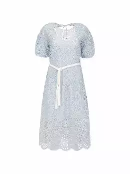 Ажурное хлопковое платье Maje