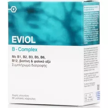 B-Complex - 60 мягких капсул для нормальной работы нервной системы Eviol