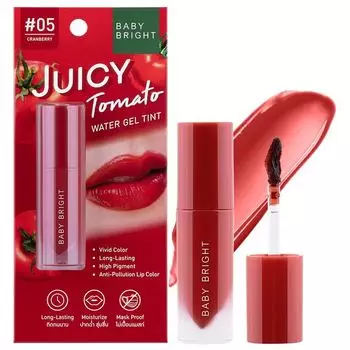 Baby Bright Водный гель-тинт Juicy Tomato 2,5г. 05 Клюква, Cranberry