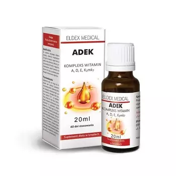 БАД, Eldex Medical, Витамины ADEK, 20мл