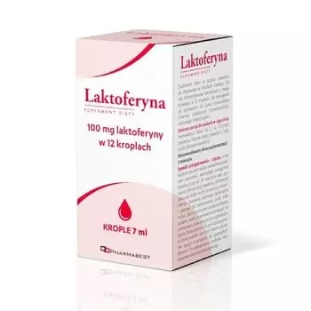 БАД, Лактоферрин, БАД, капли пероральные, 7 мл Pharmabest