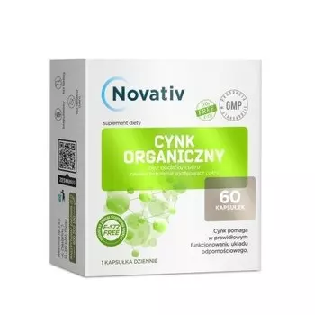 БАД Новатив Органический цинк, 60 капсул Novativ