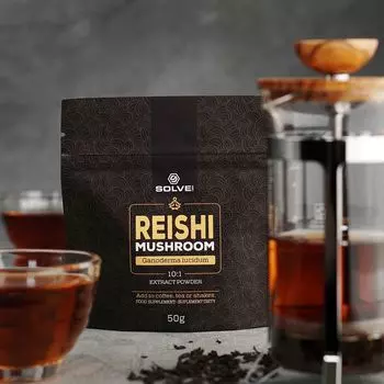 Бад с экстрактами грибов 10:1 Solve Labs Reishi, 50 гр