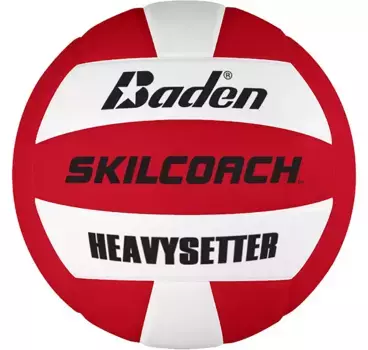 Баден SkilCoach HeavySetter Тренировочный волейбольный мяч Baden, красный/белый