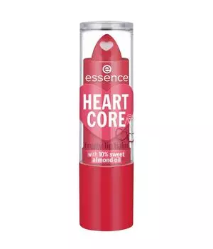 Бальзам для губ essence HEART CORE fruity lip balm, Nr. 01 - Crazy Cherry, 3g