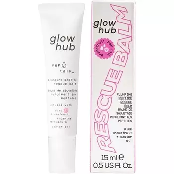 Бальзам для губ Pep Talk Plumping Peptide Rescue Balm - Грейпфрут 15 мл Glow Hub