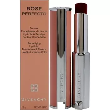 Бальзам для губ Rose Perfecto Plumping Lip Balm N37 Rouge Graine для женщин 0,09 унции Givenchy