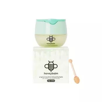 Бальзам для губ с мятой - освежающий мятный вкус Honeybalm
