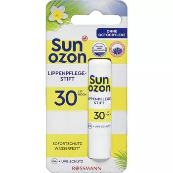 Бальзам для губ SPF 30 sunozon, 4,8 g