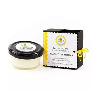 Бальзам для рук с лемонграссом, 35 г Miodowa Mydlarnia