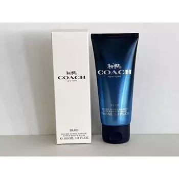 Бальзам после бритья Blue, 3,3 жидких флакона, 100 мл, с настоящим мужским ароматом — новый в коробке, Coach