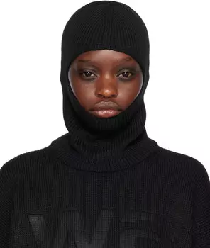 Балаклава с логотипом Compact Deboss alexanderwang.t