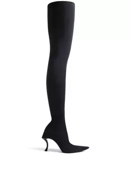 Balenciaga ботфорты Hourglass 100, черный