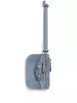 Balenciaga джинсовый кошелек Le Cagole, синий