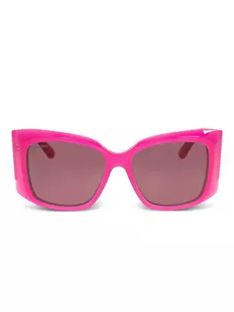 Balenciaga Eyewear butterfly-frame солнцезащитные очки, розовый