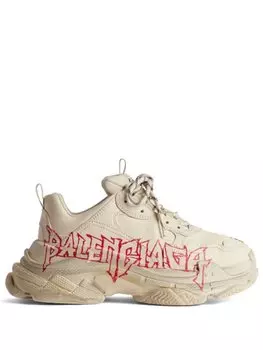 Balenciaga кроссовки Triple S, нейтральный цвет