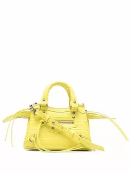 Balenciaga маленькая сумка-тоут Neo Classic, желтый