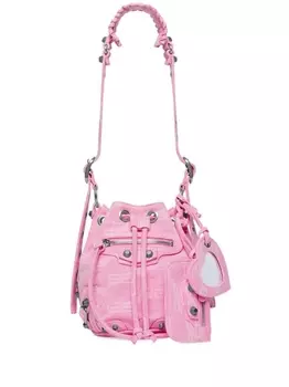 Balenciaga маленькая сумка-ведро Le Cagole, розовый