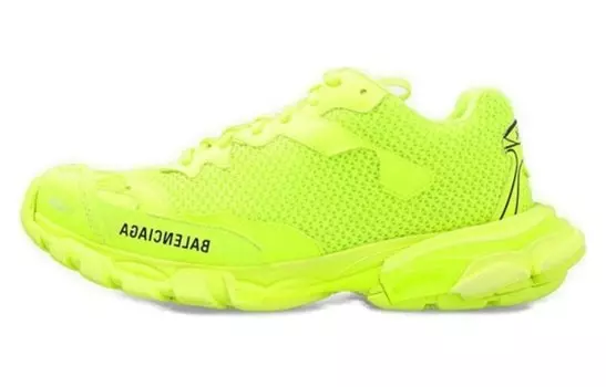 Balenciaga Массивные кроссовки Track 3.0 Женские, Neon Yellow