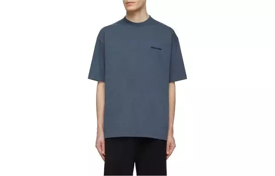 Мужская футболка Balenciaga, синий