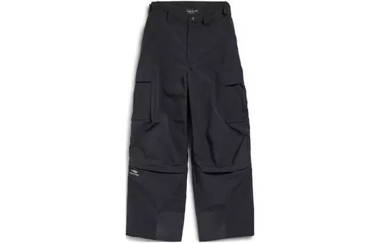 Balenciaga Мужские лыжные брюки, цвет Black