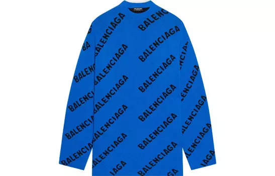 Мужской свитер Balenciaga, синий