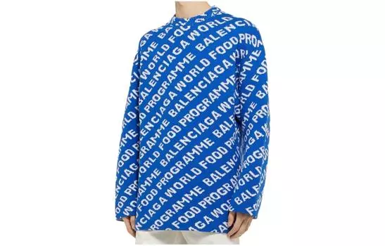 Мужской свитер Balenciaga, синий