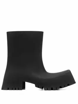 Balenciaga резиновые ботинки Trooper, черный