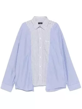 Balenciaga рубашка в полоску, синий