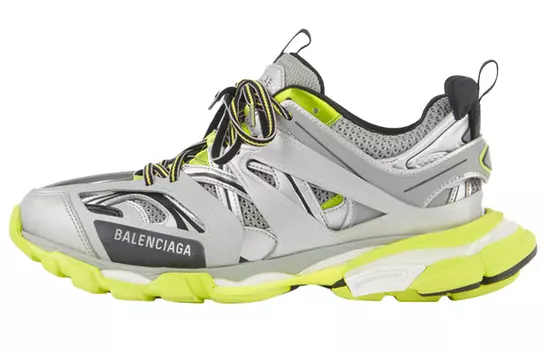 Мужские кроссовки Balenciaga Track, серый/желтый