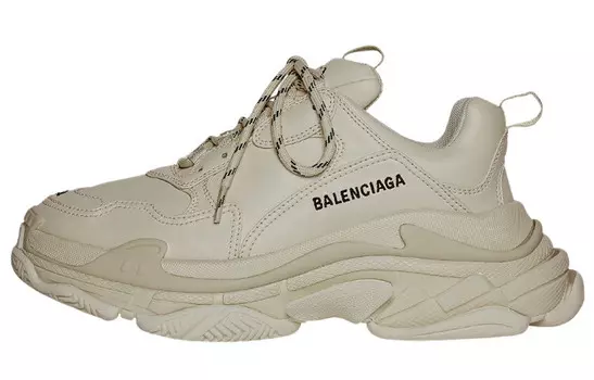 Balenciaga Triple S Бежевая искусственная кожа
