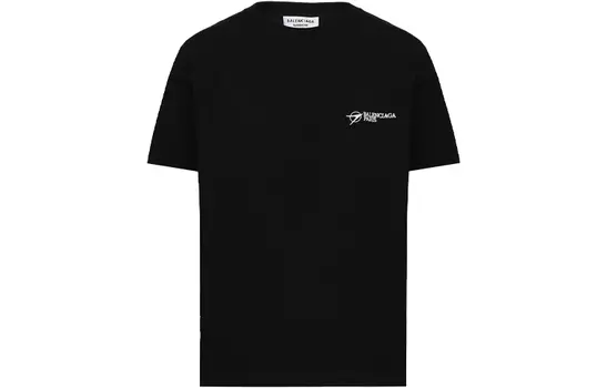 Balenciaga Женская футболка, цвет Black