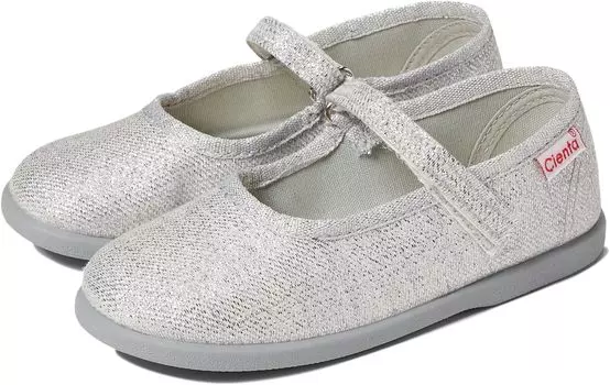 Балетки 24013 Cienta, цвет Silver Sparkle