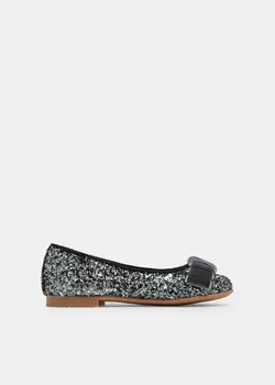 Балетки Andanines Bow Ballerinas, серый