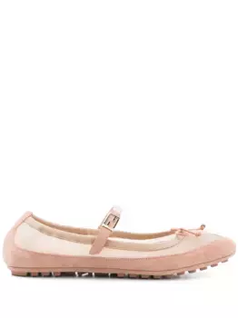 Балетки Baguette FENDI, розовый