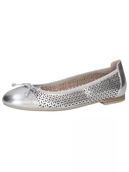 Балетки Caprice Ballerina, цвет SILVER METAL.